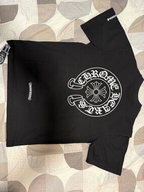 Chrome Hearts Horse Shoe Logo
Pocket Short Sleeve Black T-Shirt
Size XXL